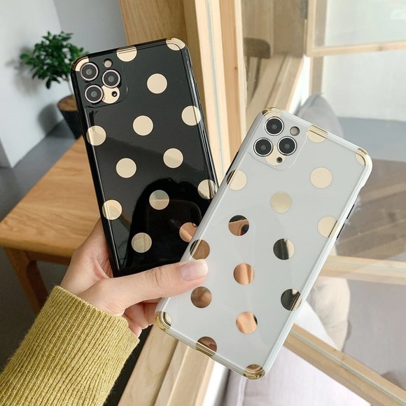 ⚠️LAST⚠️ NEW iPhone 11ProMax Big Dot Gold case - Picture 3 of 6